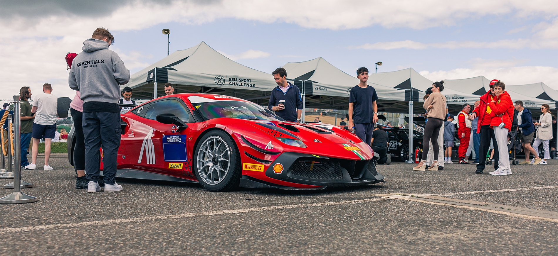 The Bell Sport Challenge Series is a unique UK based one make race series dedicated to Ferrari Challenge Cars